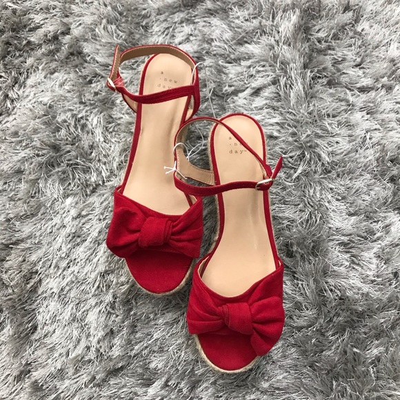 a new day Shoes - A new day Happy in the color Red